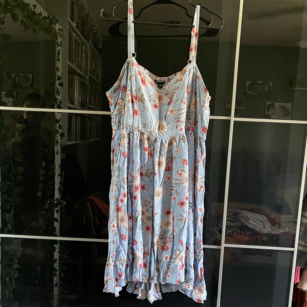 Torrid Blue Floral Dress